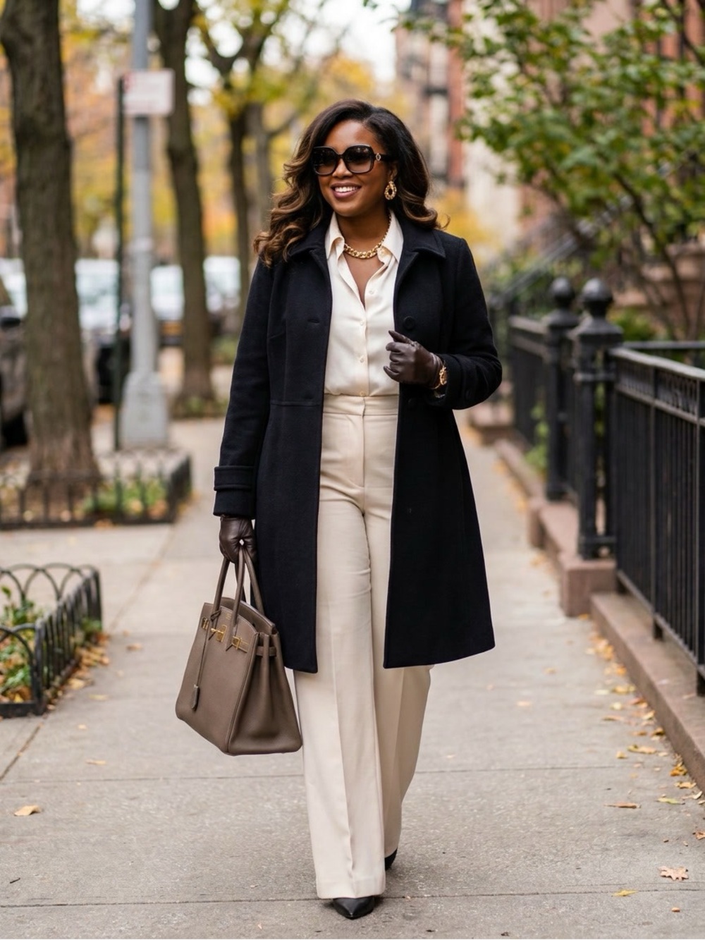Talbots Wool Blend Plus Size Long Over Coat